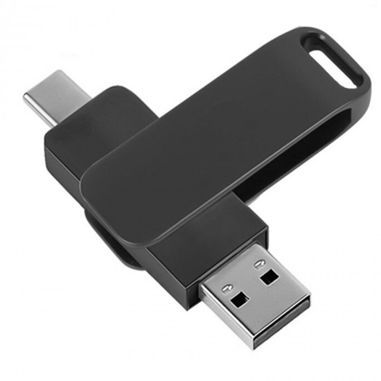 221001-64 SELÇUKLU SİYAH OTG USB BELLEK (64 GB 3.0)