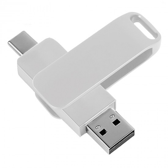 221020-64 SELÇUKLU GÜMÜŞ OTG USB BELLEK (64 GB 3.0)