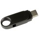 221401-32 BOLKAR SİYAH 32 GB MİNİ TYPE-C OTG METAL USB BELLEK