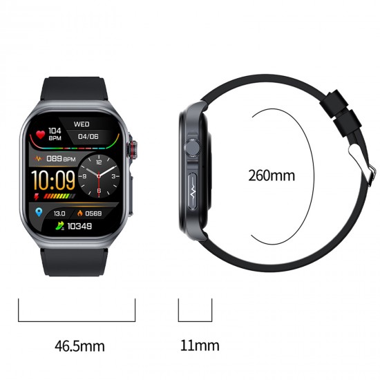 257401 RİTİM SİYAH AKILLI KOL SAATİ