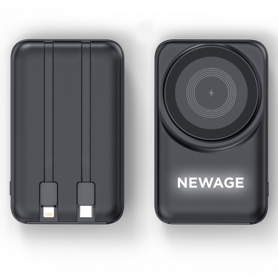 259301 KÜÇÜKLER 10.000 MAH SİYAH MAGSAFE  ve  WIRELESS POWERBANK