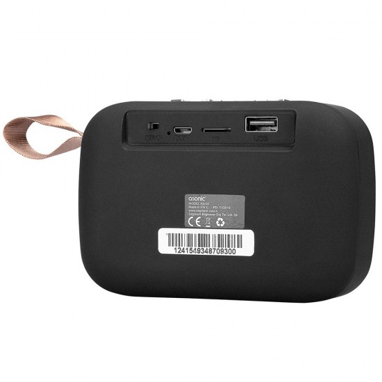 265701 HANIMELİ SİYAH BLUETOOTH HOPARLÖR