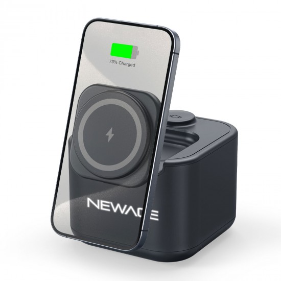 266101 LOTUS SİYAH HOPARLÖR VE WIRELESS SARJ STANDI