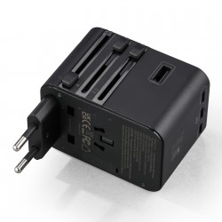 268601 ARDIÇ SİYAH SEYAHAT ADAPTÖRÜ