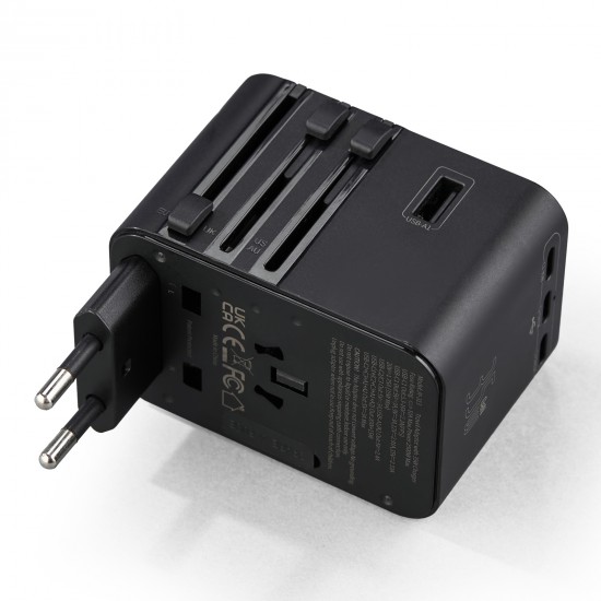 268601 ARDIÇ SİYAH SEYAHAT ADAPTÖRÜ