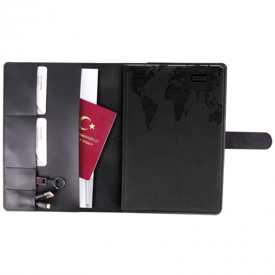 300301 BEŞEVLER GEÇME KAPAK AJANDA (19x26CM)