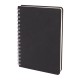 300801 BATIKENT SİYAH SPİRALLİ TARİHSİZ DEFTER (15X21 CM)