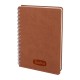 300809 BATIKENT KAHVERENGİ SPİRALLİ TARİHSİZ DEFTER (15X21 CM)