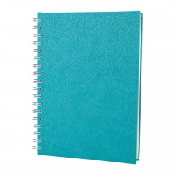 301323 ELMADAĞ TURKUAZ TARİHLİ SPİRALLİ AJANDA (17X24 CM)