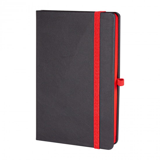 301604 TUNALI KIRMIZI TARİHSİZ DEFTER (13X21 CM)