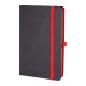 301604 TUNALI KIRMIZI TARİHSİZ DEFTER (13X21 CM)