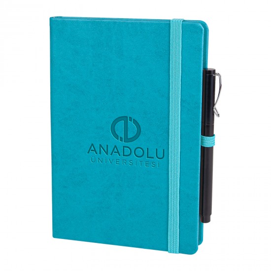 302923 KALECİK TURKUAZ TARİHSİZ DEFTER (13X21 CM)