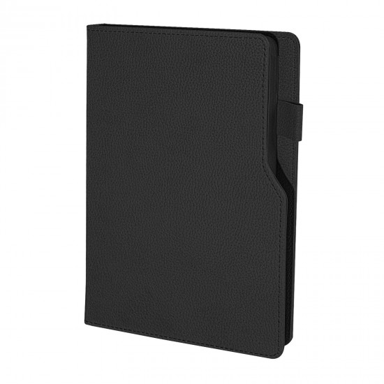 303001 BAHÇELİEVLER SİYAH TARİHSİZ DEFTER (14,5X21 CM)