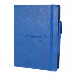 303105 SÖĞÜTÖZÜ LACİVERT SPİRALLİ TARİHSİZ DEFTER (17X24 CM)