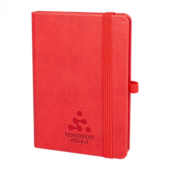 303704 İNCEK KIRMIZI TARİHSİZ DEFTER (9X14 CM)