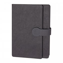 304901 SARAY SİYAH TARİHSİZ DEFTER (15X21 CM)