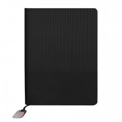 305301 DİKMEN SİYAH TARİHSİZ DEFTER (15X21 CM)