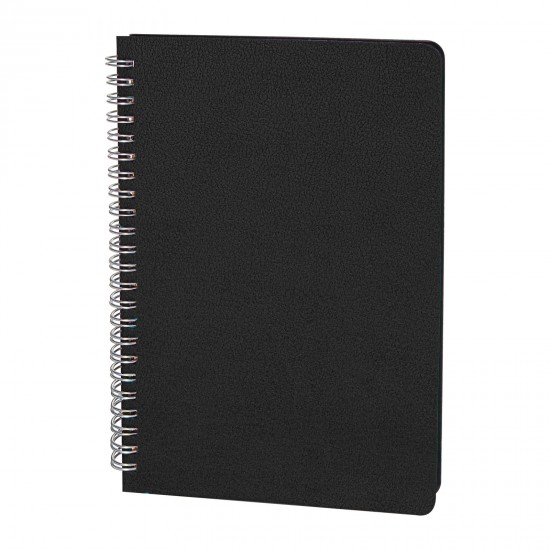 306201 AKYURT SİYAH SPİRALLİ TARİHSİZ DEFTER (13X21 CM)