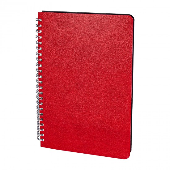 306204 AKYURT KIRMIZI SPİRALLİ TARİHSİZ DEFTER (13X21 CM)