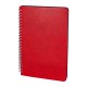 306204 AKYURT KIRMIZI SPİRALLİ TARİHSİZ DEFTER (13X21 CM)