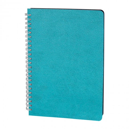 306223 AKYURT TURKUAZ SPİRALLİ TARİHSİZ DEFTER (13X21 CM)