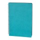 306223 AKYURT TURKUAZ SPİRALLİ TARİHSİZ DEFTER (13X21 CM)