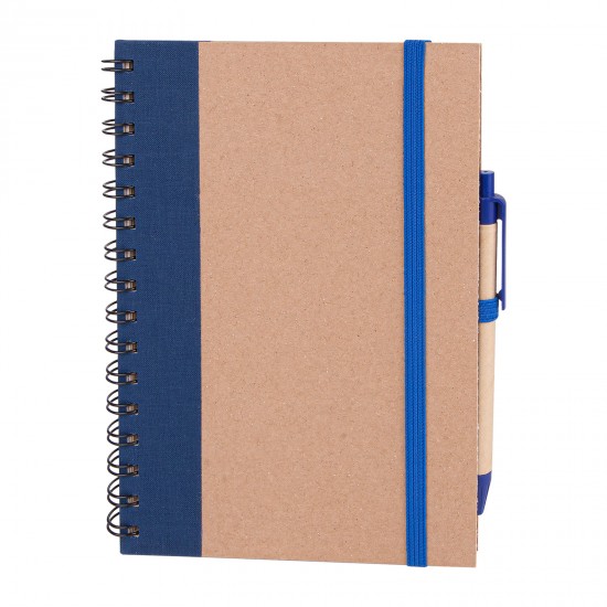 306305 PURSAKLAR LACİVERT SPİRALLİ TARİHSİZ DEFTER (15X21 CM)