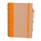 306316 PURSAKLAR TURUNCU SPİRALLİ TARİHSİZ DEFTER (15X21 CM)