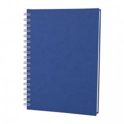 306805 ALTINDAĞ LACİVERT KARELİ SPİRALLİ TARİHSİZ DEFTER (17X24 CM)