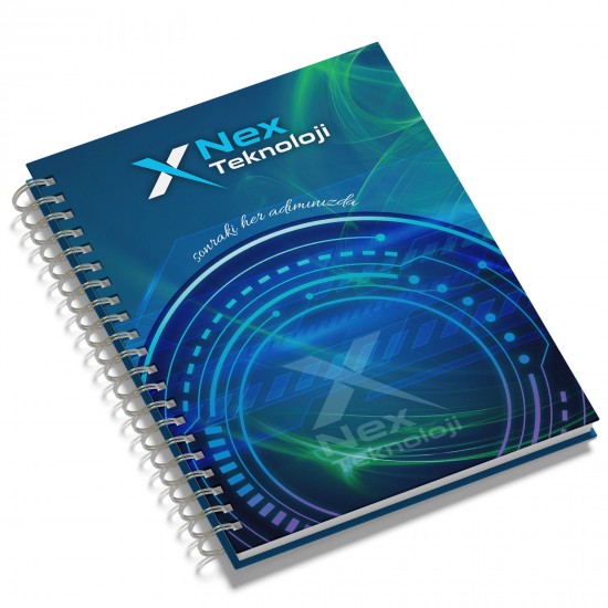 3090-17X24 TANDOĞAN KUŞE MUKAVVA SIVAMA SPİRALLİ DEFTER 17X24 CM