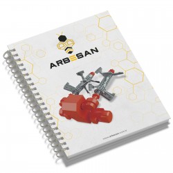 3090-20X28 TANDOĞAN KUŞE MUKAVVA SIVAMA SPİRALLİ DEFTER 20X28 CM