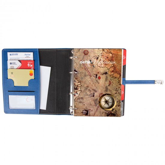 309504 AYDINLIKEVLER KIRMIZI ORGANİZER DEFTER (18x21,5 CM)