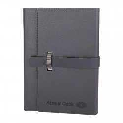 309601 DEMİRTEPE SİYAH TARİHSİZ ORGANİZER DEFTER (17x22CM)