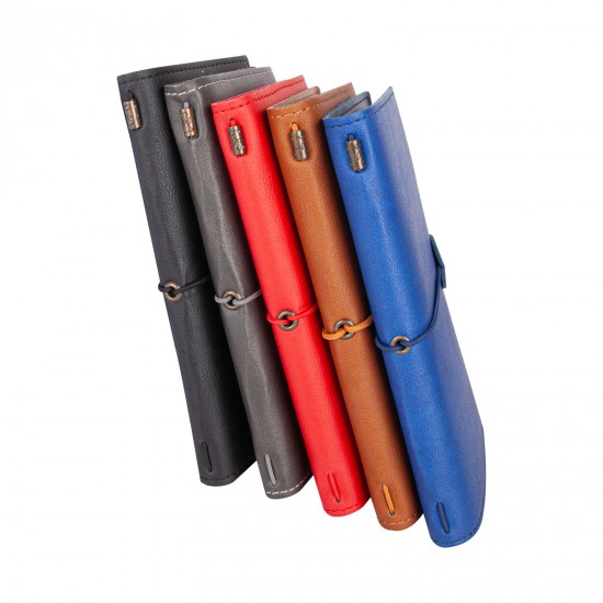 310009 KUĞULU KAHVERENGİ TARİHSİZ DEFTER (11,5X20 CM)