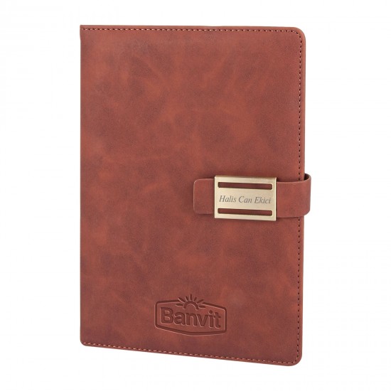 310109 AKINCI KAHVERENGİ TARİHSİZ DEFTER (15X21 CM)