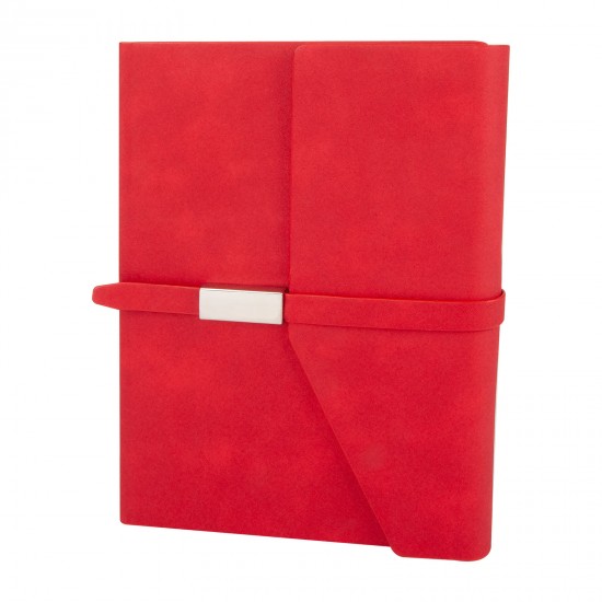 310204 MOGAN KIRMIZI TARİHSİZ DEFTER (15x21 CM)