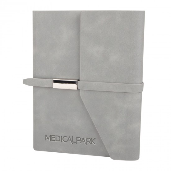 310222 MOGAN GRİ TARİHSİZ DEFTER (15x21 CM)