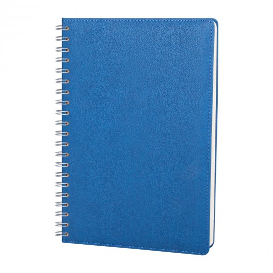 310605 PLEVNE LACİVERT KARELİ TARİHSİZ SPİRALLİ DEFTER (20x28 CM)