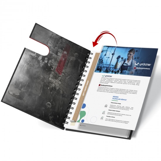 311601 PARLA KUŞE MUKAVVA SIVAMA SPİRALLİ DEFTER (15X21CM)