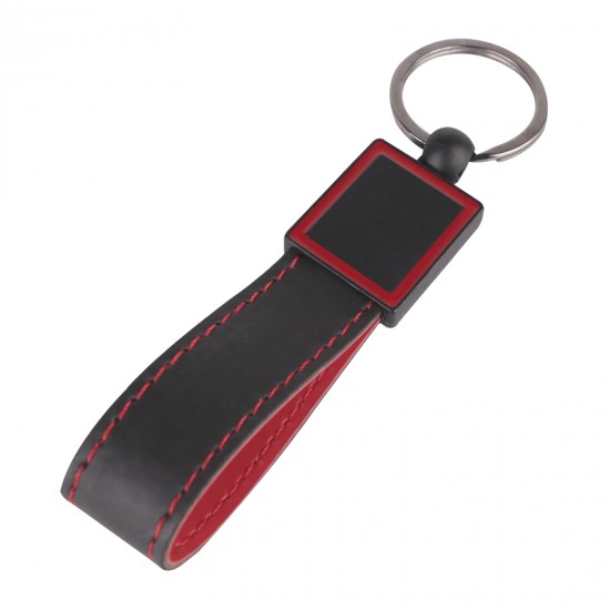 336004 KAÇKAR KIRMIZI DERİ ANAHTARLIK