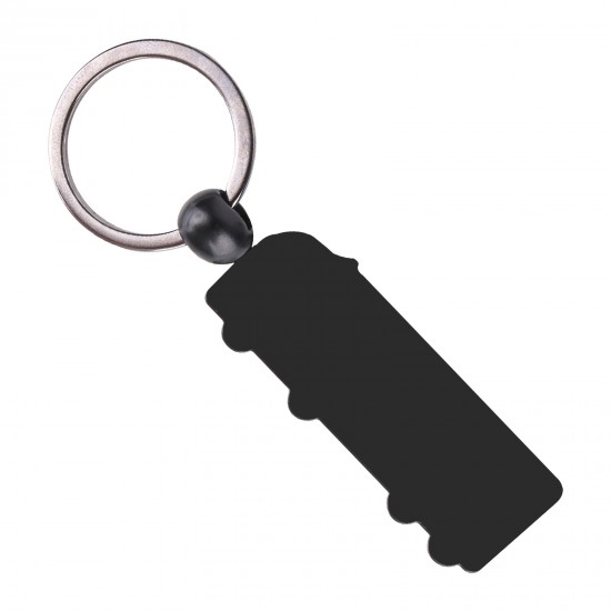 336201 YOLDAŞ SİYAH TEK YÖN METAL ANAHTARLIK