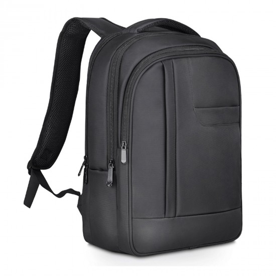 405101 SERÜVEN SİYAH LAPTOP BÖLMELİ SIRT ÇANTASI