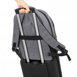 405622 GÖÇ GRİ LAPTOP BÖLMELİ SIRT ÇANTASI