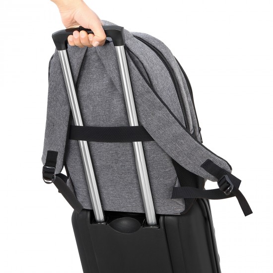 405622 GÖÇ GRİ LAPTOP BÖLMELİ SIRT ÇANTASI