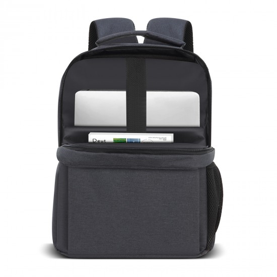 406401 REVAN SİYAH LAPTOP BÖLMELİ SIRT ÇANTASI