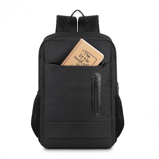 406501 KUTUP SİYAH LAPTOP BÖLMELİ SIRT ÇANTASI