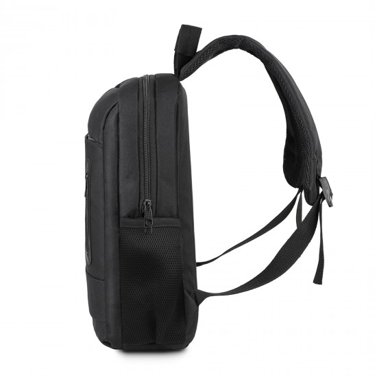 406501 KUTUP SİYAH LAPTOP BÖLMELİ SIRT ÇANTASI