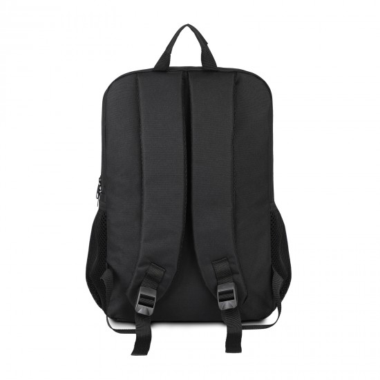 406501 KUTUP SİYAH LAPTOP BÖLMELİ SIRT ÇANTASI