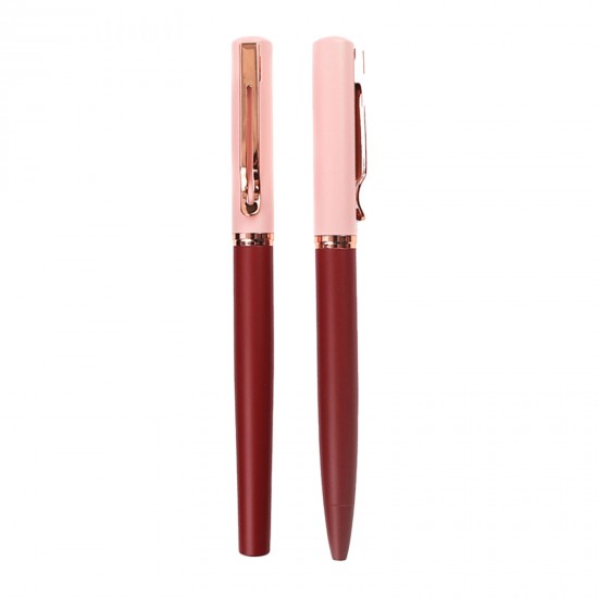 452204 ATAKUM KIRMIZI İKİLİ KALEM SETİ