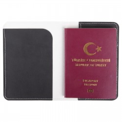 460102 PASAPORTLUK BEYAZ DERİ